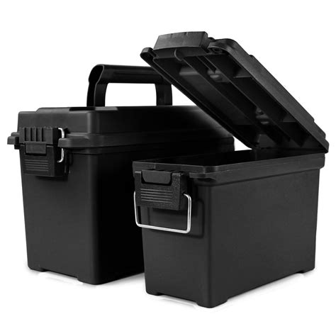 plastic ammo box vs metal ammo box|waterproof ammo storage containers.